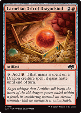 Orbe dos Dragões de Cornalina / Carnelian Orb of Dragonkind - Magic: The Gathering - MoxLand